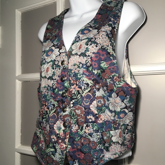 MICHAEL TRACEY FLORAL VEST - Picture 2 of 8